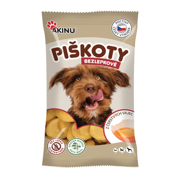 Akinu Bezlepkové piškoty pamlsek pro psy 120 g