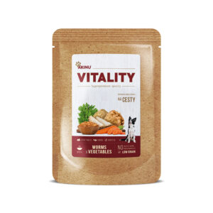 Akinu VITALITY Hmyzí vývar kapsa pro psy na cesty 200 g