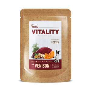 Akinu VITALITY Zvěřinová kapsička pro psy na cesty 300 g
